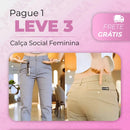 Oferta relâmpago: Compre 1 Leve 3 - Calça Social Feminina Monna | Não Amassa, Não Aperta, Dura o Dia Todo